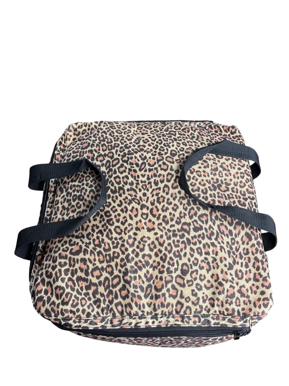 Leopard Print Insulated Trunk Organizer Bag - Picture 5 of 10